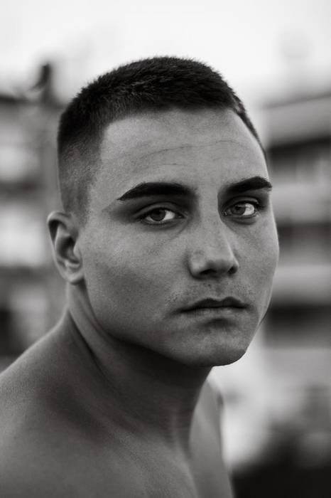 Retrato en blanco y negro