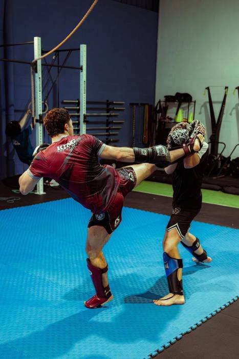Entrenamiento de muay thai