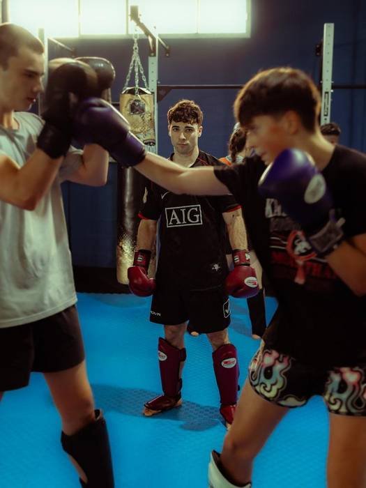 Muay thai en el gimnasio